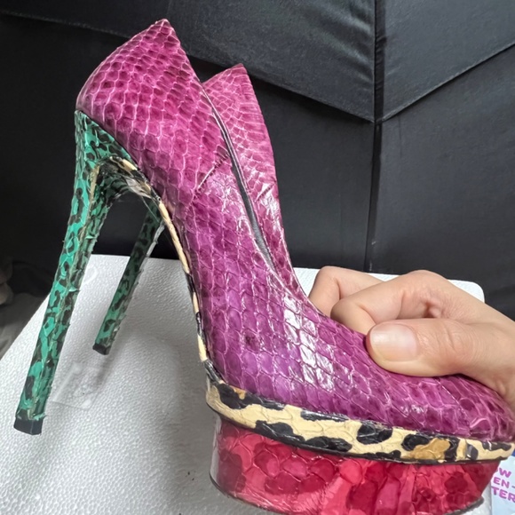 Brian Atwood Python Heels - Picture 4 of 4